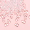 Transparente Acrylperlen in Erdnussform für DIY-Schmuck und Halskettenherstellung - Ca. 100 Stück (4x6mm) / Klarweiß
