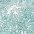 Perle in vetro azzurro trasparente di alta qualità per la creazione di gioielli DIY - 30 Pezzi / Blu Acqua / 8mm