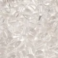 Perline di vetro rotonde trasparenti da 8/10mm per la creazione di gioielli DIY e artigianato - 20 Pezzi/Confezione / Trasparente / 10mm
