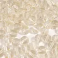 Perle rotonde in vetro trasparente da 10mm per la creazione di gioielli DIY e artigianato - 20 Pezzi/Confezione / Giallo Chiaro / 10mm