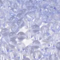 Perle di vetro tonde viola chiaro ad alta trasparenza per creazioni di gioielli DIY - 20 Pezzi/Confezione / Blu / 10mm