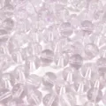 Perle di vetro tonde viola chiaro ad alta trasparenza per gioielli artigianali fai da te - 20 Pezzi/Confezione / Viola chiaro / 10mm
