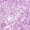 Perle rotonde in vetro lavanda ad alta trasparenza per gioielli fai da te - 20 Pezzi/Confezione / Viola chiaro / 10mm