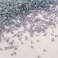 High-quality iridescent AB purple crushed glass stones for DIY crafts and resin filling - Dark Gray