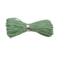 Cordon de jade n° 72 vert menthe de 0,8 mm pour perlage et tissage de bijoux DIY - 10 Mètres/Faisceau / Vert clair