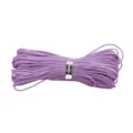 Faisceau de fil de jade violet de 0,8 mm pour bijoux DIY et bracelets tressés main - 10 Mètres/Faisceau / Mauve Clair