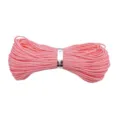 Cordon en nylon tressé rose de 0,8 mm pour bijoux DIY et tissage manuel - 10 Mètres/Faisceau / Rose chair