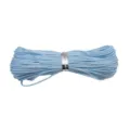 Fil de jade bleu clair de 0,8 mm pour la fabrication de bijoux DIY et le tissage - 10 Mètres/Faisceau / Bleu clair