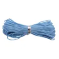 Cordon en nylon bleu clair 0,8 mm pour le tissage de bijoux et perles fait à la main - 10 Mètres/Faisceau / Bleu ciel