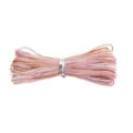 Fil de jade mélangé rose de 0,8 mm pour la fabrication de bijoux DIY et tresses - 10 Mètres/Faisceau / Teinture en Dégradé #072