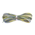 Faisceau de fil de jade tressé multicolore de 0,8 mm pour bijoux et bracelets DIY - 10 Mètres/Faisceau / Teinture en Dégradé #073