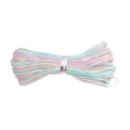 Cordon de fil de jade tressé arc-en-ciel pastel 0,8 mm pour la fabrication de bijoux DIY - 10 Mètres/Faisceau / Teinture en Dégradé #074