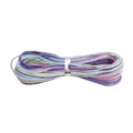 Faisceau de fil de jade n° 72 multicolore 0,8 mm pour perlage et tressage de bijoux DIY - 10 Mètres/Faisceau / Teinture en Dégradé #079
