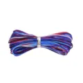 Fil de jade multicolore de 0,8 mm pour le tressage de bijoux DIY et bracelets - 10 Mètres/Faisceau / Dégradé Panaché (#094)