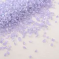 Purple AB iridescent crushed glass shards for DIY craft frame and bottle filler material - Light Purple