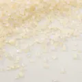 Iridescent AB colored crushed glass chips and crystal stones for DIY resin crafts filling - Light Yellow