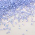 Light blue iridescent crushed glass shards for DIY craft resin and frame filling material - Light Blue Purple