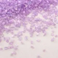 High-quality purple AB iridescent crushed glass chips for handmade DIY crafts and home decor - Pink Purple