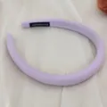 Einfacher lila gepolsterter Haarreif aus Schwamm für Damen schickes Haar-Accessoire - Lila