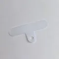 Universal transparent PVC phone tether tab for phone case hanging straps and chains - Thickened / 10 Pieces/Pack