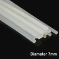 Professional grade 7mm diameter transparent hot melt glue sticks for DIY manual crafts - 7mm / Clear