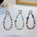 Assorted handmade crystal beaded butterfly phone charms and keychains for accessories - Alloy Butterfly