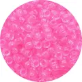 Perline a barilotto in acrilico rosa trasparente per braccialetti fai-da-te e lavoretti - Circa 100 pezzi/confezione / Rosa