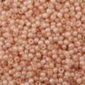 High-quality 4mm cream peach faux jade seed beads for DIY bracelet and necklace crafts - Butterfly Pink