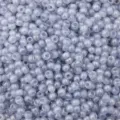 Lavender 4mm imitation jade cream seed beads for DIY jewelry and bracelet making - Indigo Blue