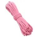Pink 4mm braided cotton cord bundle for DIY handmade jewelry and accessory crafts - Hot Pink