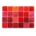 24-grid red seed beads and bugle beads set for DIY jewelry making creations - 24 Grids Kit Seed Beads & Tube Beads / 5g Per Grid / Red Series