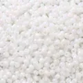 Perles de rocaille blanches irisées avec finition nacrée pour accessoires de bijoux DIY - Paquet de 10g / Blanc