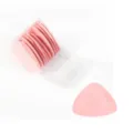 Professional pink triangular tailor's chalk set in a transparent plastic storage case - 10 Pcs Per Box / Pink
