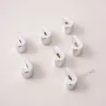 Premium UV silver plated acrylic letter J beads for DIY jewelry and charm making - Letter J
