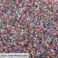 Mischfarbene Glasbruchstücke 1-2 mm für DIY-Harzhandwerk-Dekoration - 1-2mm / Mischfarben