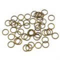 Antique bronze open jump rings connectors for DIY jewelry making earrings and necklaces - 200 Pieces (0.7x5mm) / Antique Bronze