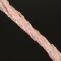 Pink square faceted crystal glass beads for DIY jewelry making and bracelet crafting - 100 Pieces/Pack (3mm) / Water Pink AB