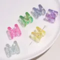 Iridescent acrylic letter M beads for DIY jewelry making and phone chain craft accessories - Letter M (BSD892)