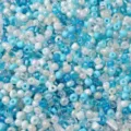 High quality mixed blue and white glass seed beads and tubes for DIY jewelry making crafts - 20g/Pack / 15# Raven Rain (Deep Blue White)