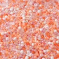 Premium mixed peach and white glass seed beads for DIY jewelry making and crafts - 20g/Pack / Persimmon Frost Sugar (22#)