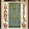 Cute teddy bear baby shower porch banners for front door party decorations set - 30x180cm