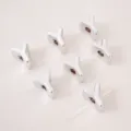 Silver UV-plated acrylic large hole letter Y beads for DIY jewelry and phone charms - Letter Y
