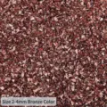 Unregelmäßige bronzene Glasbruchstücke für DIY-Harzkunst-Füller, 2-4 mm Größe Vielfalt - 2-4mm / Bronze