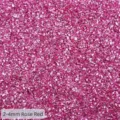 Rosarote, unregelmäßig zerkleinerte Glassteine 2-4mm für die DIY-Harzfüllung von Kunst - 2-4mm / Fuchsia