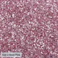 Hochwertige rosa unregelmäßige Glassplitter 2-4mm für DIY-Harzfüllungen und Bastelbedarf - 2-4mm / Rosa
