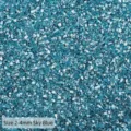 Himmelblaues unregelmäßiges Glasgranulat 2-4mm für DIY-Harz-Handwerk Dekoration - 2-4mm / Himmelblau