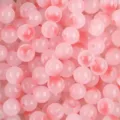 Pink gradient jelly bubble glass round beads for handmade DIY jewelry bracelets - 8mm 50 Counts / Color 7