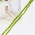 Vibrant green cat-eye stone loose round beads for DIY handmade jewelry crafting and beading - 6mm 10 Pieces/Pack / Olive Green