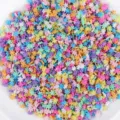 Rodajas de arcilla polimérica de copos de nieve coloridos para decoración de manualidades - Paquete de 1000 / Serie de Copos de Nieve (Colores Mezclados)