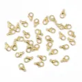 Cierres de langosta de aleación dorada para la creación de joyas DIY hechas a mano - 10 Pieces/Pack (16mm) / Dorado